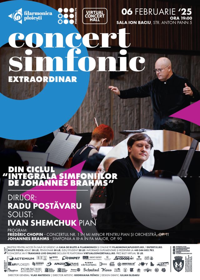 Concert Simfonic Extraordinar – 6 februarie 2025 – Filarmonica