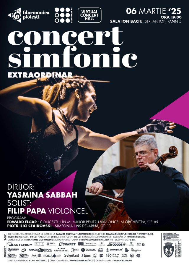 Concert Simfonic Extraordinar – 6 martie 2025 – Filarmonica 