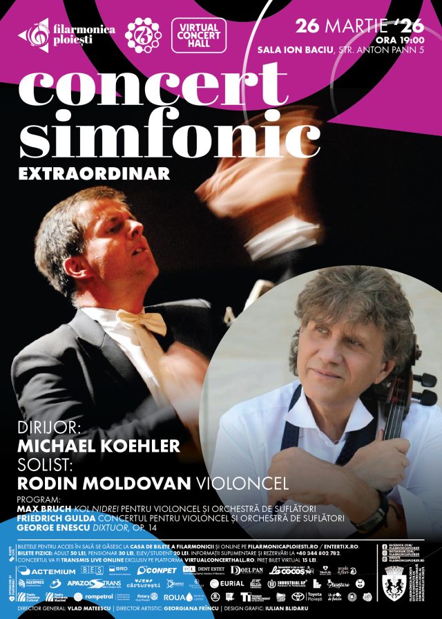 Concert Simfonic Extraordinar – 26 martie 2026 – Filarmonica 