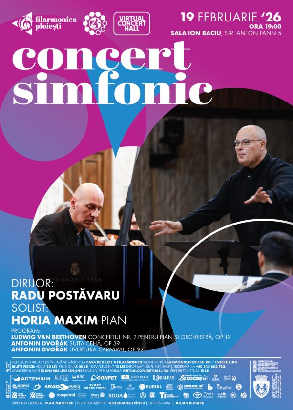 Concert Simfonic – 19 februarie 2026 – Filarmonica 