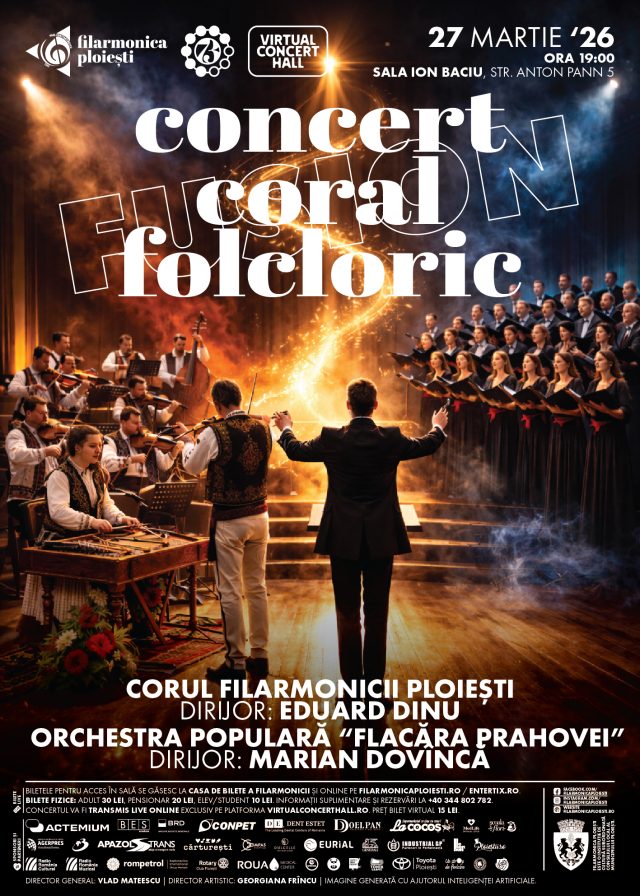 Concert Coral Folcloric – 27 martie 2026 – Filarmonica 
